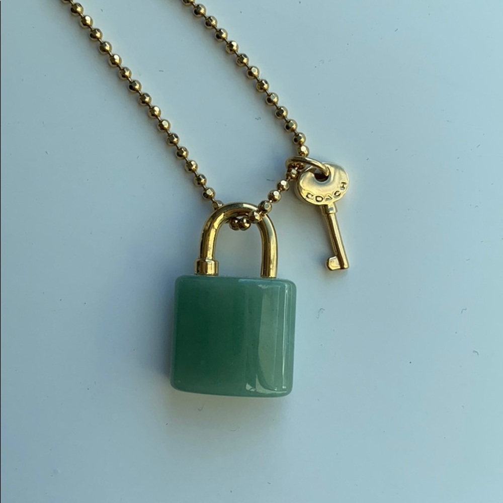 Coach Lock & Key Necklace 🔐